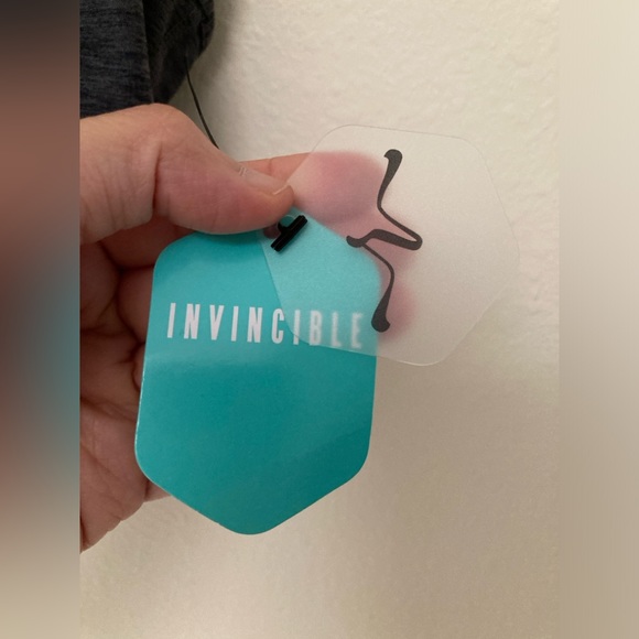 LuLaRoe Rise Invincible Sports Bra - dark heather grey, sz S. - Picture 6 of 12